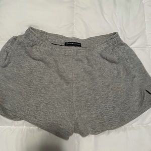 Brandy Melville gray thermal shorts